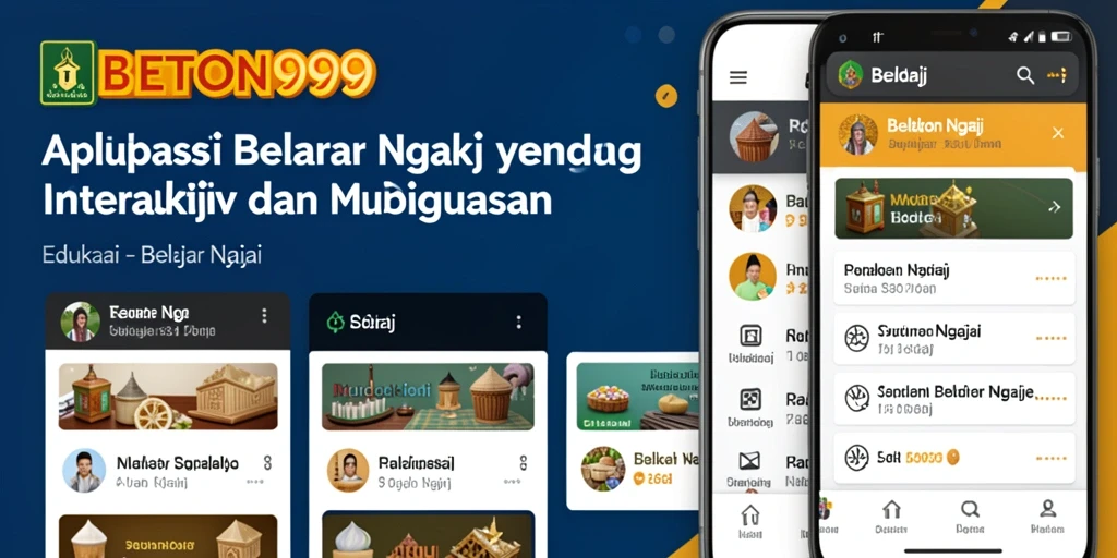 Tampilan antarmuka pengguna BETON999 yang menarik dan interaktif.
