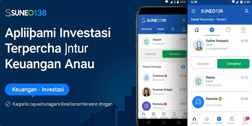 Tampilan antarmuka aplikasi SUNEO138 yang intuitif untuk investasi.